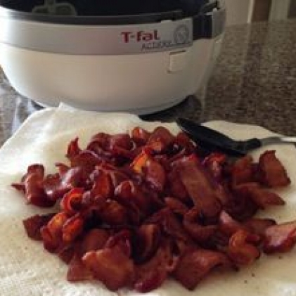 How long do you cook bacon in an Actifry
